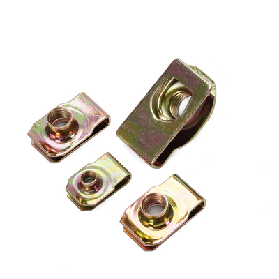 Sistema de medición métrico de nuez de precisión M4 M6 M8 M10 U Nuez de clip de resorte para automóviles
