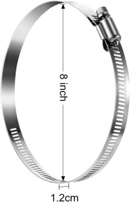 Clampada de trabajo pesado soportada por ODM de 8 pulgadas para la industria general