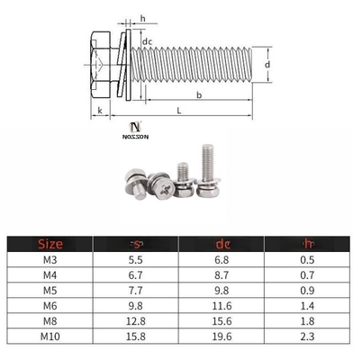 GB estándar azul teñido acabado M5 M6 M8 de acero inoxidable SS 304 316 316L Hex Socket Head Cap Sems tornillo DIN912 Sistema de medición INCH