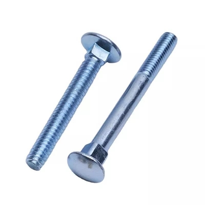 Calidad de sliver 8.8 10.9 Cerrojo Din 603 607 605 ASME m8 m14 m16 Cerrojo y nuez Cuadrado Cuello hongo Cabeza redonda Cerrojo de carrocería