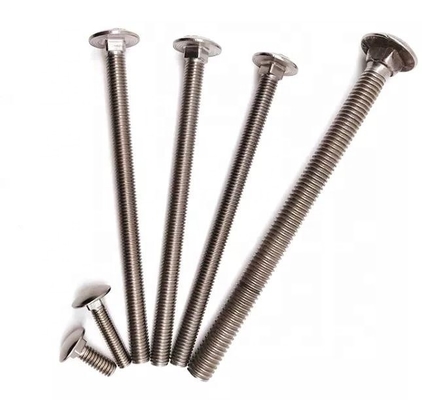 Calidad de sliver 8.8 10.9 Cerrojo Din 603 607 605 ASME m8 m14 m16 Cerrojo y nuez Cuadrado Cuello hongo Cabeza redonda Cerrojo de carrocería