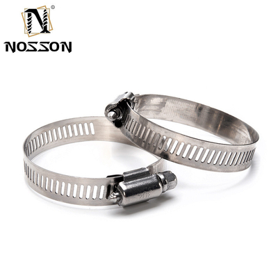 Zinc Finish Clamps de trabajo pesado 4 pulgadas 304 de acero inoxidable Clamps de manguera Clamps de conducto con sistema de medición métrica Worm Gear 91-114mm Línea de combustible