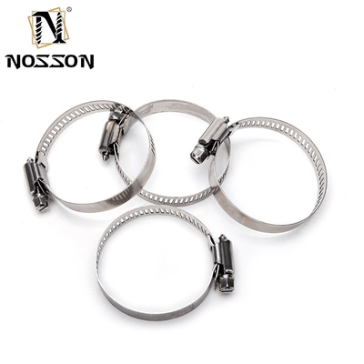 Soporte personalizado de ODM 304 acero 6 pulgadas gancho de garganta para fijación de cable de manguera pinza no estándar Tipo alemán fuerte 16-300mm