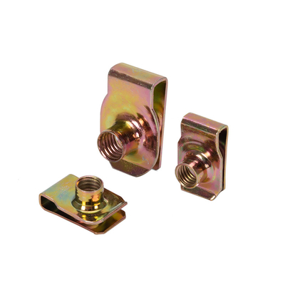 Acero galvanizado U Nut Sprig M4 M5 M6 M8 M10 18-8 Acero inoxidable Speed U Clip Nuts Retainer con acabado de fosfato azul