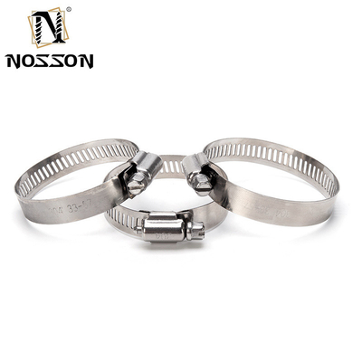 Soporte personalizado de ODM 304 acero 6 pulgadas gancho de garganta para fijación de cable de manguera pinza no estándar Tipo alemán fuerte 16-300mm