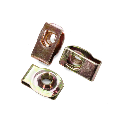 Acero galvanizado U Nut Sprig M4 M5 M6 M8 M10 18-8 Acero inoxidable Speed U Clip Nuts Retainer con acabado de fosfato azul
