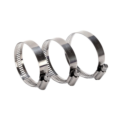 Clampada de accionamiento de gusano universal de tornillo de pulgar de acero inoxidable métrico para tuberías y mangueras no estándar en aplicaciones de atención médica
