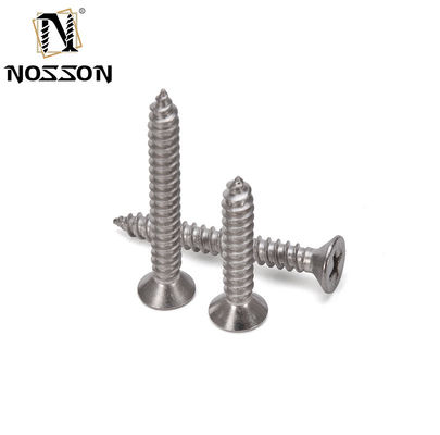 Corazón de truss de Phillips con recubrimiento de zinc Tornos de auto-aplazamiento estándar DIN para muebles de madera