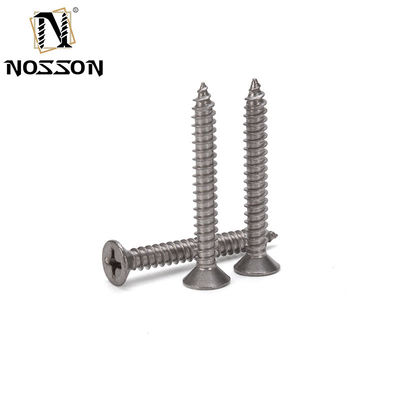 Corazón de truss de Phillips con recubrimiento de zinc Tornos de auto-aplazamiento estándar DIN para muebles de madera