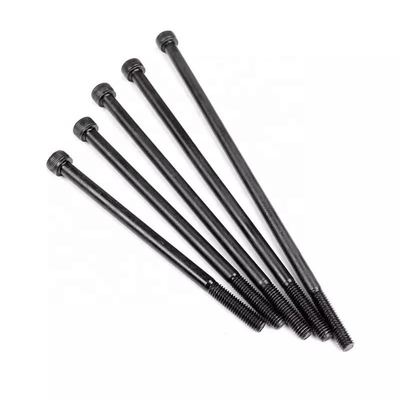 GB cabeza redonda métrica hexadecimal negro Allen cerrojos de llave DIN 912 tornillo Full Thread Socket Cerrojos de tornillo de acero carbono 8.8/ 10.9/ 12.9