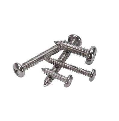Sistema métrico de medición ZINCO PLATADO acero inoxidable 304 tornillos de autoapertura con resistencia a la corrosión y diseño duradero
