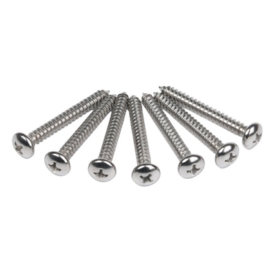 Sistema métrico de medición ZINCO PLATADO acero inoxidable 304 tornillos de autoapertura con resistencia a la corrosión y diseño duradero