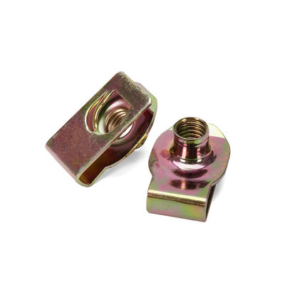 Sistema de medición métrica de la cabeza hexagonal M4-M10 Zincado U Forma de metal de resorte de clips Nut Metal U Nut
