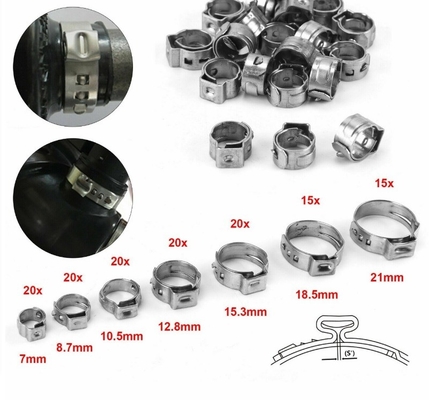 Clampada de oreja única de acero inoxidable 304 para la industria general de -Proveído soporte personalizado OEM Muestra de stock