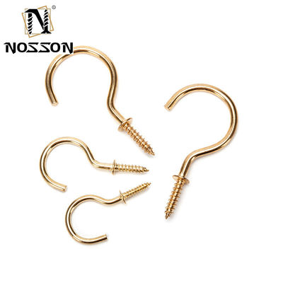 Tamaños personalizados M8 tornillos para ojos Negro acabado SS316 Lag Serpiente ojos abiertos gancho pernos tornillo metal largo acero inoxidable soldado oveja 45mm