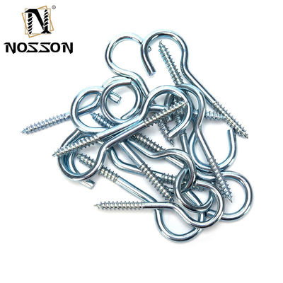 Tamaños personalizados M8 tornillos para ojos Negro acabado SS316 Lag Serpiente ojos abiertos gancho pernos tornillo metal largo acero inoxidable soldado oveja 45mm