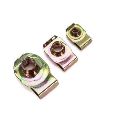 Hexagonal cabeza de acero inoxidable de resorte U-noca de clip de la tuerca para el sujetamiento M4-M10
