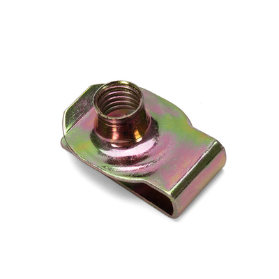 Hexagonal cabeza de acero inoxidable de resorte U-noca de clip de la tuerca para el sujetamiento M4-M10