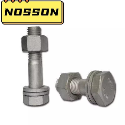 Sistema de medición métrico M6-M36 M10 Lavadora de nueces de tornillo hexadecimal negro DIN933 8.8 12.9 Grado BLUE DYED Finish para la fabricación