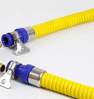 Clampas para tubos de acero inoxidable de grado industrial para tuberías de agua y gas Sistema métrico de medición