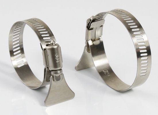 Clampas para tubos de acero inoxidable de grado industrial para tuberías de agua y gas Sistema métrico de medición