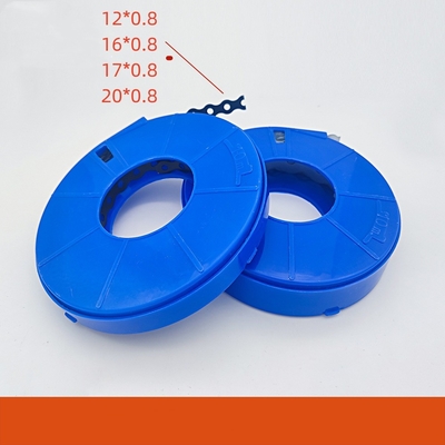 100% QC aprobado Alta durabilidad cinta de acero perforada cinta de plástico pulverizada de metal Blanco y de larga duración 12 mm de ancho