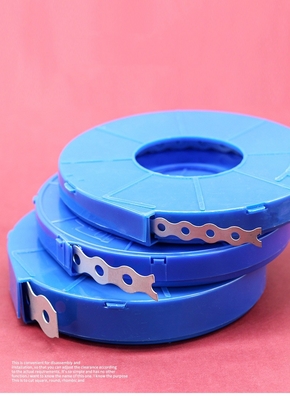 100% QC aprobado Alta durabilidad cinta de acero perforada cinta de plástico pulverizada de metal Blanco y de larga duración 12 mm de ancho