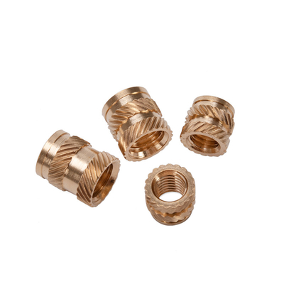 M3 M4 M5 M6 Nut de inserción de latón triturado para aplicaciones de apilamiento térmico