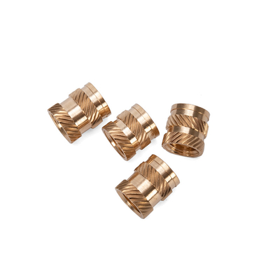 M3 M4 M5 M6 Nut de inserción de latón triturado para aplicaciones de apilamiento térmico