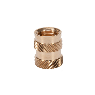 Inserto de fusión de cobre gruñido M3 M6 de latón inserto para madera a través de agujeros de latón gruñido tornillo de pulgar