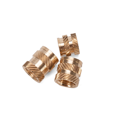 Inserto de fusión de cobre gruñido M3 M6 de latón inserto para madera a través de agujeros de latón gruñido tornillo de pulgar