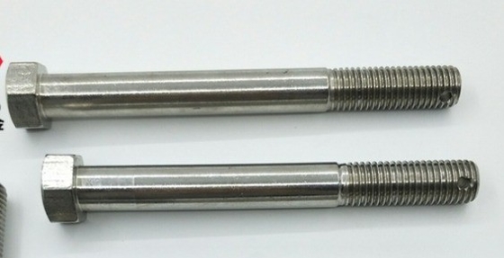 M1.6-M20 Sistema métrico de medición de acero inoxidable cabeza plana perno hueco con agujero de alfiler Cotter