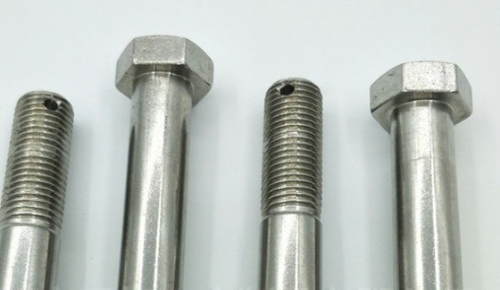 M1.6-M20 Sistema métrico de medición de acero inoxidable cabeza plana perno hueco con agujero de alfiler Cotter