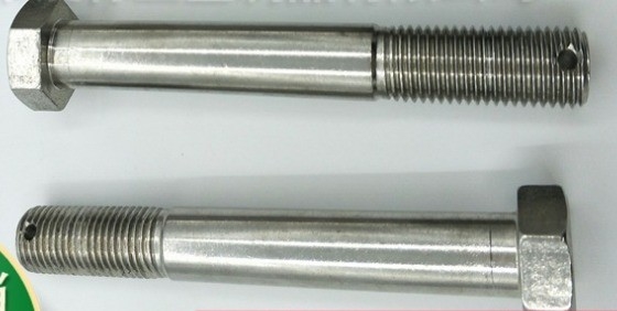 M1.6-M20 Sistema métrico de medición de acero inoxidable cabeza plana perno hueco con agujero de alfiler Cotter