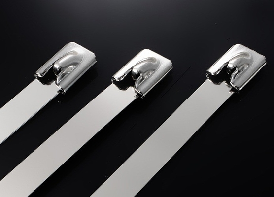 Estándar ISO 100pcs Enlaces de cable de acero inoxidable de 12 mm para aplicaciones industriales