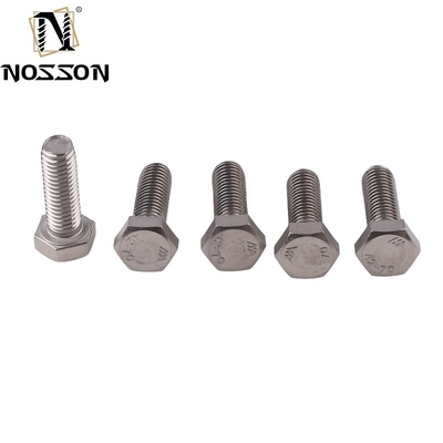 Sistema de medición métrico de cabeza de tornillo hexagonal M6 de zinc