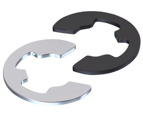 Anillo de retención de circunvalación de tipo E de acero inoxidable de estilo dividido para servicios de mantenimiento de equipos mineros M1.5-M10