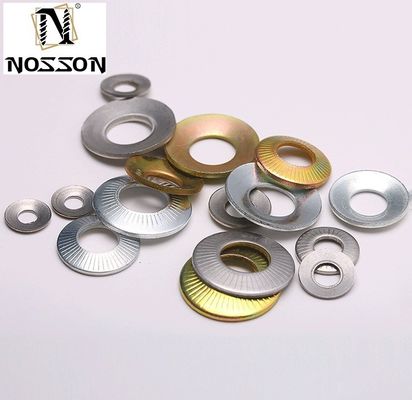 M3-M30 NFE25511 Acero inoxidable Francés Lavadora antibloqueo suelta Disco Lavadora de platillos de medallón Lavadora de platos plana redonda