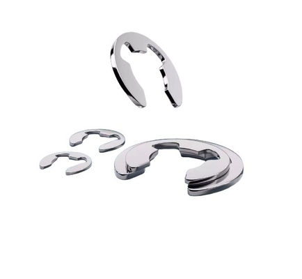 Anillos de retención métricos Lavadora de anillos de tipo E de estilo de eje Tamaño M3M4M5M6M8M10M12M14M16M240M18M20M22M24M27 de acero inoxidable