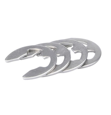 Anillos de retención métricos Lavadora de anillos de tipo E de estilo de eje Tamaño M3M4M5M6M8M10M12M14M16M240M18M20M22M24M27 de acero inoxidable