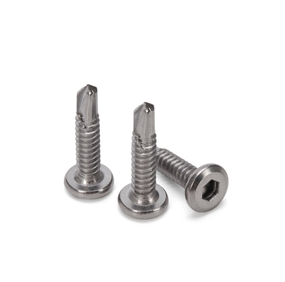 Círculo de perforación automática de grado 8 con acabado zincado en sistema de medición INCH