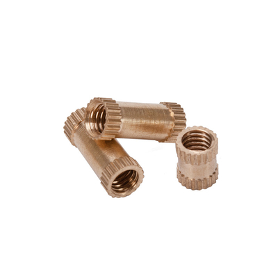 Tipo de ranura 302 inserción de hilo de tornillo m8 Nut de latón para pernos longitud 8mm 10mm 12mm 14mm 16mm 20mm 25mm 30mm 35mm 40mm 50mm