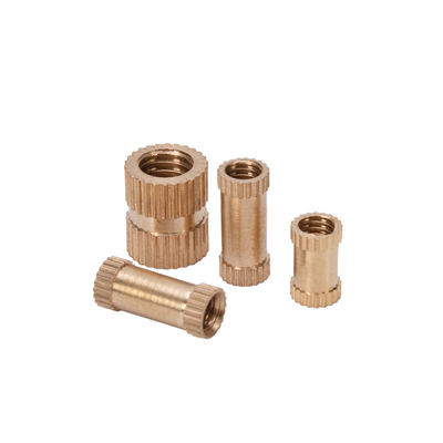 JIS métrico estándar de la industria automotriz de calentamiento moldeo de rosca de cobre inserto con 8mm 10mm 12mm 14mm 16mm 20mm 25mm 30mm 35mm 40mm 50mm tornillos