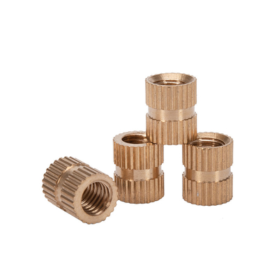 JIS métrico estándar de la industria automotriz de calentamiento moldeo de rosca de cobre inserto con 8mm 10mm 12mm 14mm 16mm 20mm 25mm 30mm 35mm 40mm 50mm tornillos