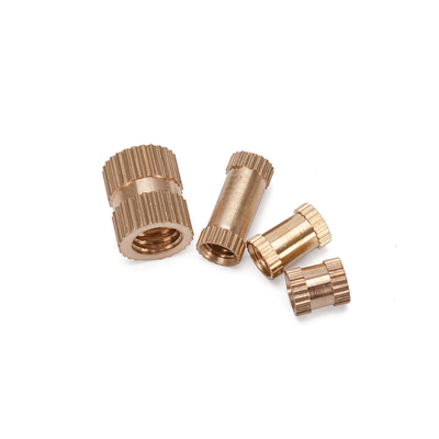 JIS métrico estándar de la industria automotriz de calentamiento moldeo de rosca de cobre inserto con 8mm 10mm 12mm 14mm 16mm 20mm 25mm 30mm 35mm 40mm 50mm tornillos