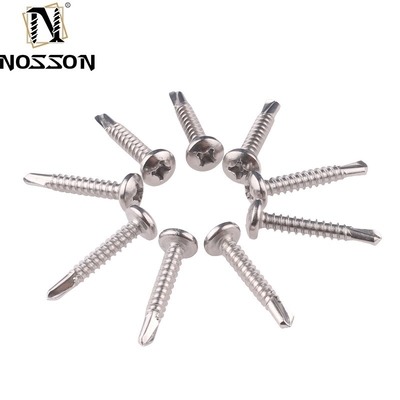 Soluciones de fijación versátiles con acabado zincado y tornillo de perforación automática de la cabeza hexadecimal de acero estándar GB 4 * 16 mm