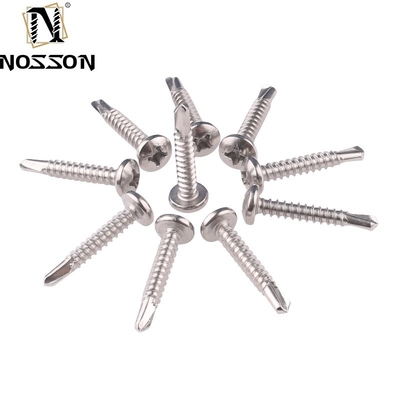 Soluciones de fijación versátiles con acabado zincado y tornillo de perforación automática de la cabeza hexadecimal de acero estándar GB 4 * 16 mm