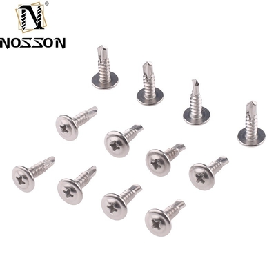 ST4.2 Sistema de medición métrico Acero de carbono Dacromet Hex Head Torsión de auto-perforación con brida para la resistencia industrial