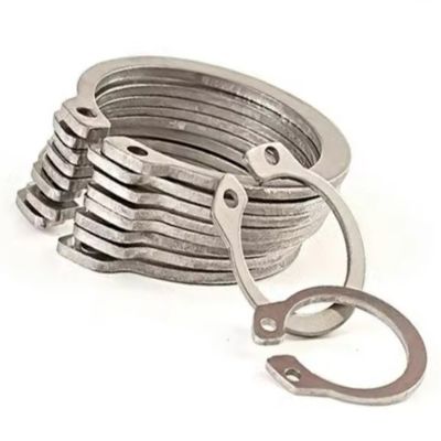 Anillos de retención de acero inoxidable estándar DIN para el circuito interno perforado M3M4M5M6M8M10M12M14M16M240M18M20M22M24M27