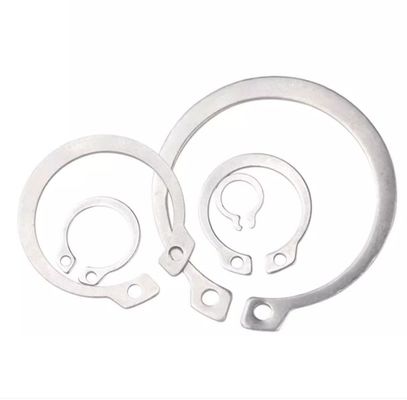 Industria minorista JIS estándar contrafundido 304 de acero inoxidable de retención de la circunferencia externa Snap Ring DIN471 con el rendimiento